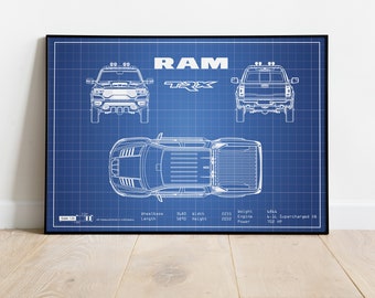 Ram Trx Blueprints Etsy ram-trx-blueprints-etsy