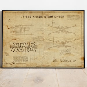 X Wing Poster, X Wing Fighter, Star Wars Prints, Star Wars Art, Gift For Him, Star Wars Fan, Space Art, Movie Art, Sta Wars Art, Mancave Art