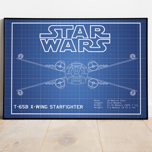 X Wing Poster Etsy