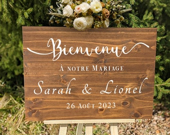 Panneau Bienvenue pour Mariage Panneau Mariage Tableau Mariage Bienvenue Pancarte Bienvenue à notre Mariage Personnalisée Décoration Mariage