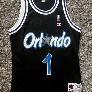 Vintage Penny Hardaway 1 Orlando Magic Jersey Champion Made USA Size 40 NBA Basketball Florida Shaq 1990s 90s Etsy