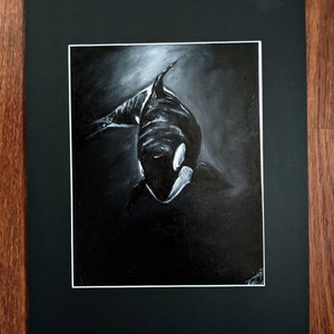 Killer whale. Original oil painting.