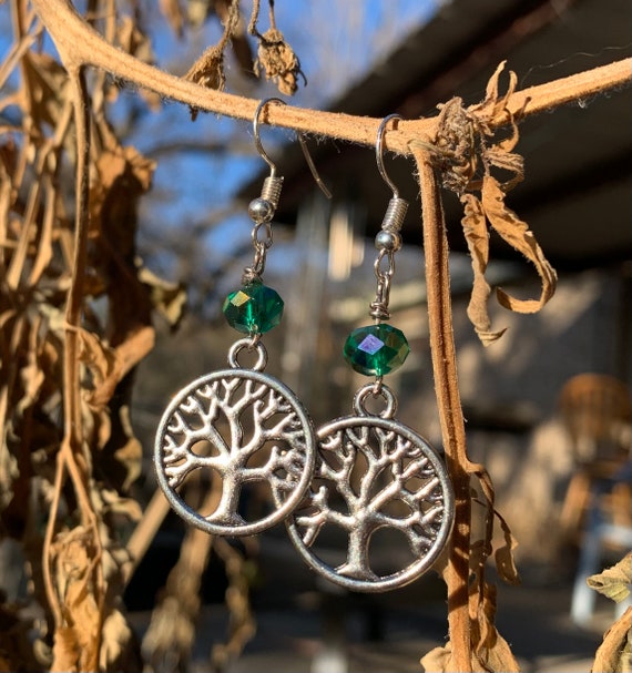 Celtic tree of life earrings outlet