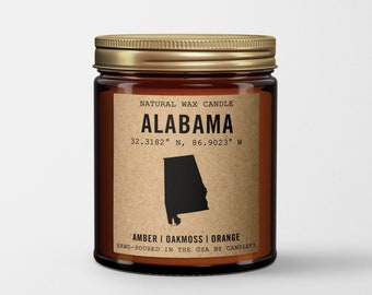 Alabama Homestate Candle