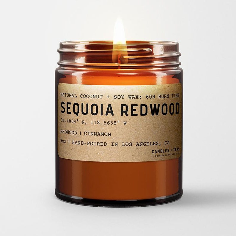 Sequoia Redwood: California Scented Candle - Thumbnail 2