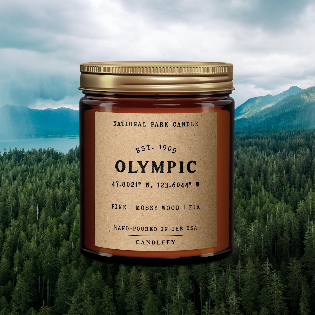 Olympic National Park Candles fresh Pine Cypress Etsy