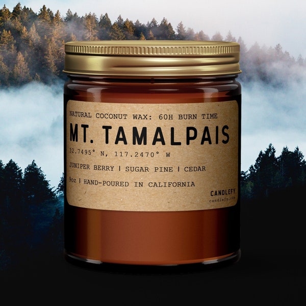 Mount Tamalpais: California Scented Candle