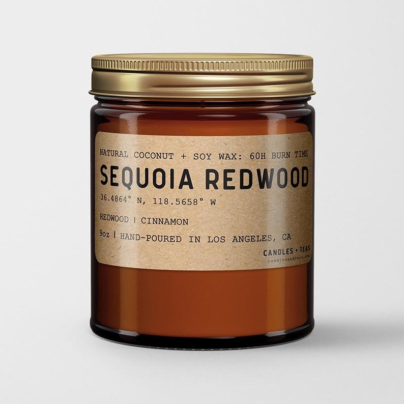 Sequoia Redwood: California Scented Candle - Thumbnail 3