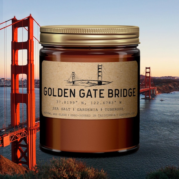 Golden Gate Bridge I California Scented Candle