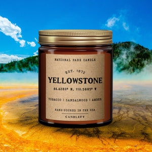 Yellowstone National Park Candle