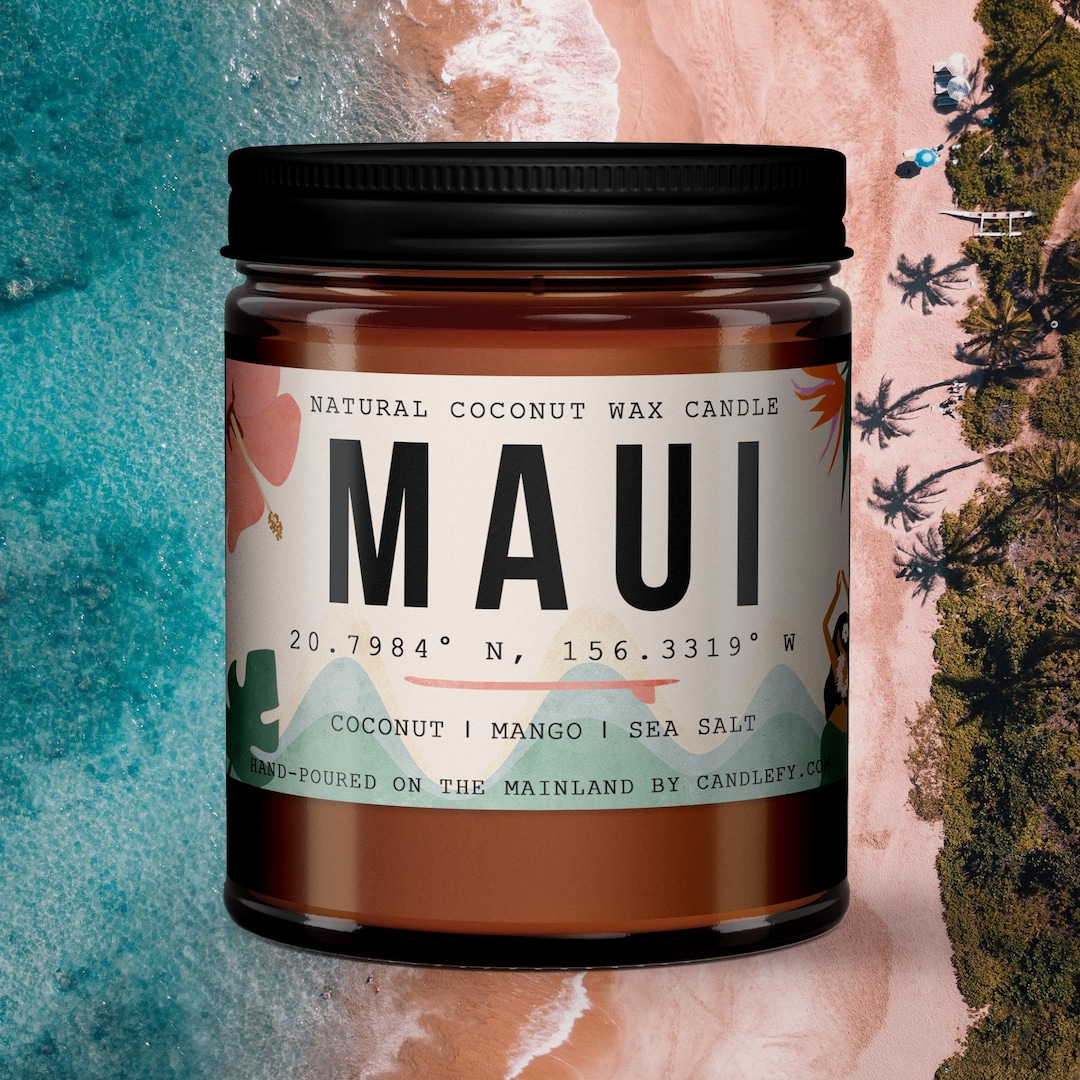 Maui Mango Powdered Glass 27.5-oz. Candle