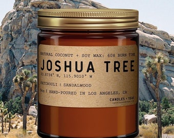 Joshua Tree: California Scented Candle (Sandalwood + Amber)