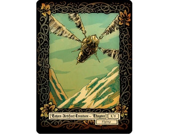 Thopter - Token Artifact Creature - Custom Illustrated tokens for Mtg