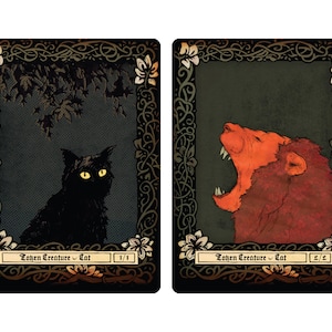 Cat Creature-tokens voor Magic: The Gathering (MtG) - meerdere beschikbaar