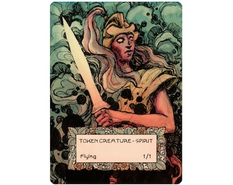 Spirit Creature Tokens - Custom Illustrated tokens for Mtg