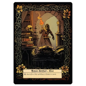 Clue - Token Artifact - Tokens ilustrados personalizados para Mtg