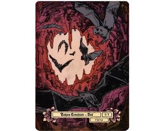 Bat Creature Tokens - Custom Illustrated tokens for Mtg