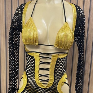 Jumpsuit gold