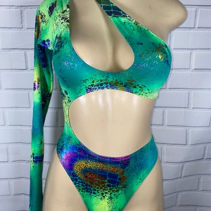 【LIVY】新作水着★Snake  Bodysuit with Rhinestones - (CW360) – GFranco Shoes
