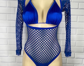 2 piece fishnet