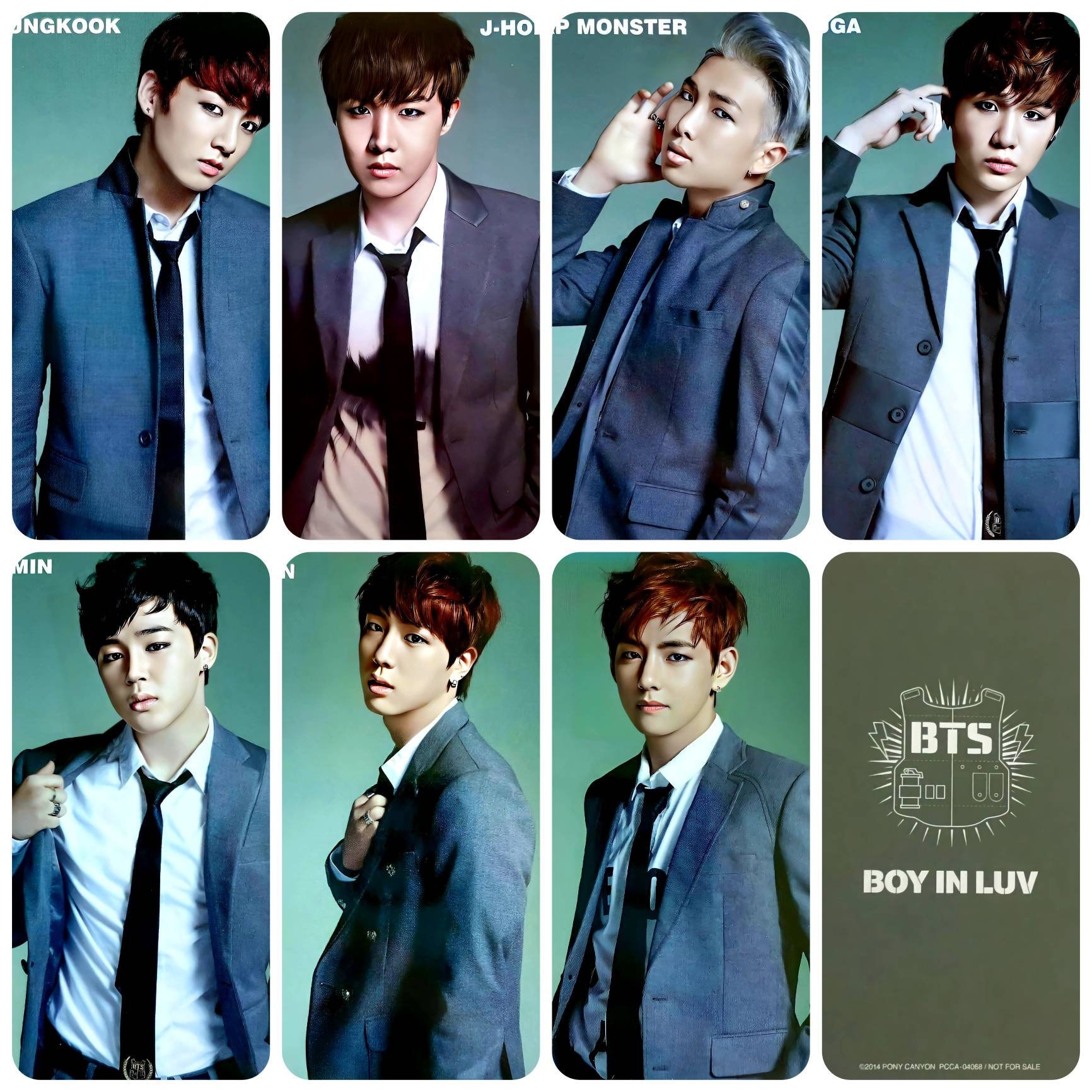 BTS Boy in Luv Photo Cards Etsy