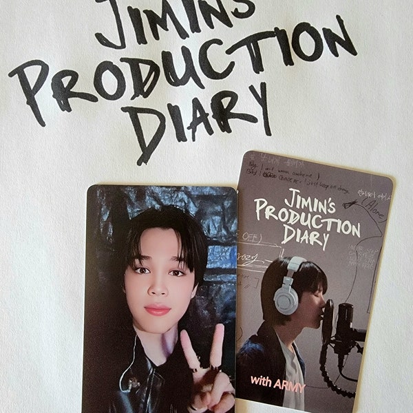 Jimin's Production Diary Special Talk PC