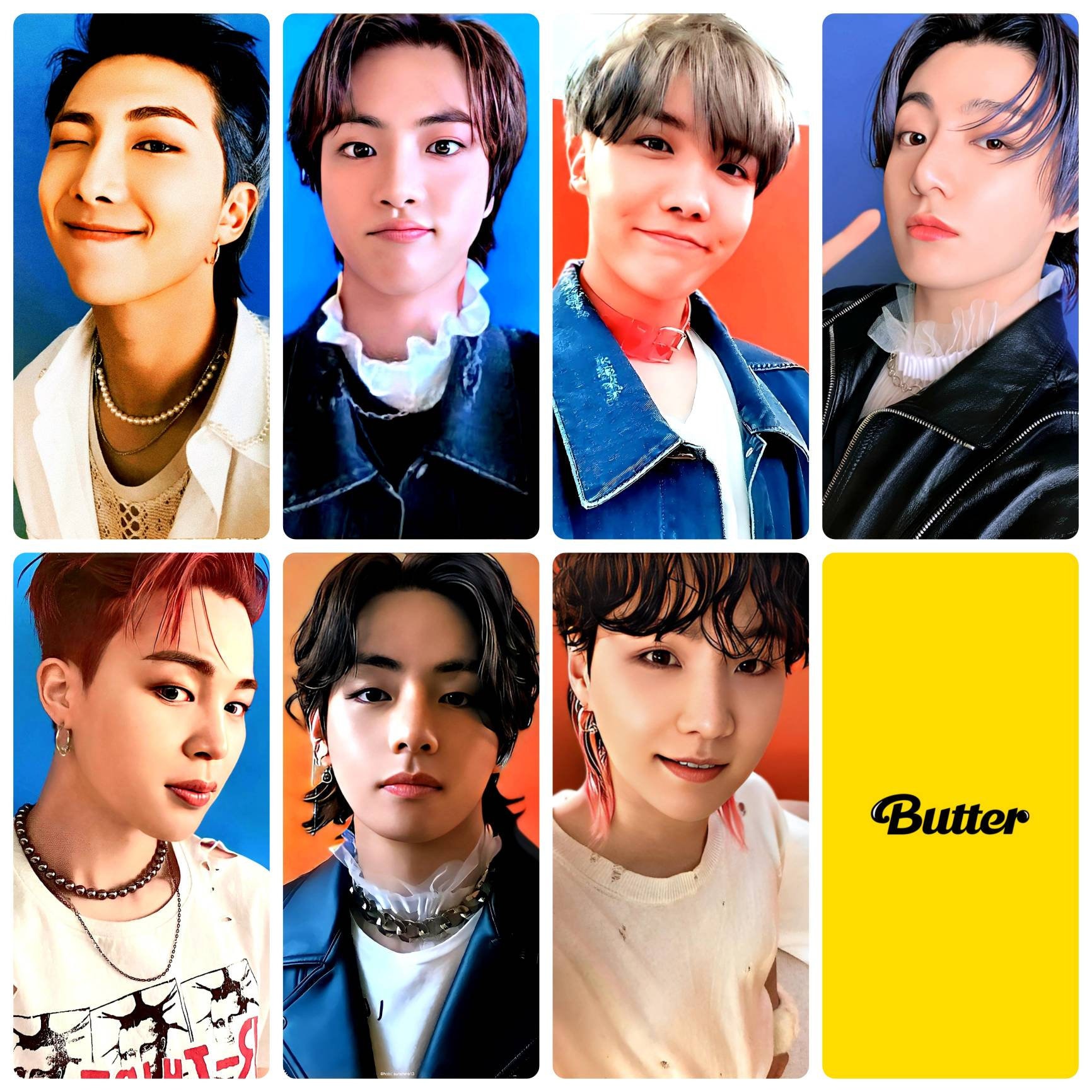 BTS butter トレカ　オール　全員　集合　Cream バージョン