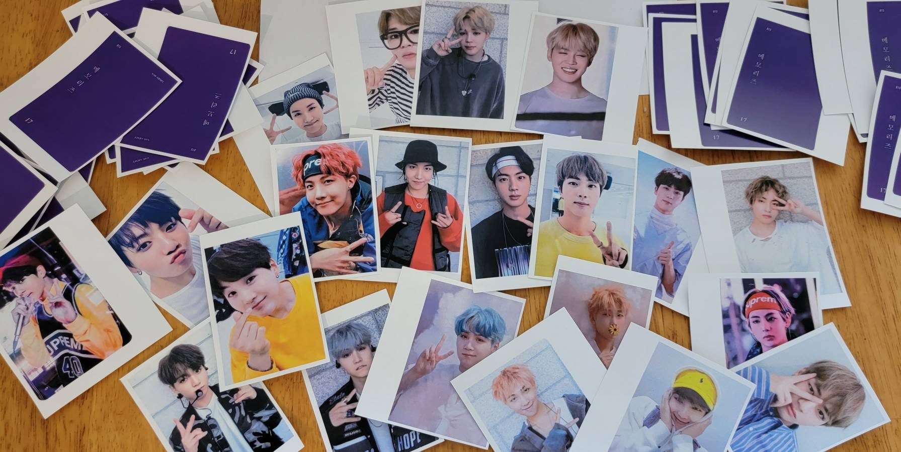 BTS Memories of 2017 Blue Ray Cards - Etsy