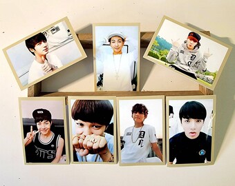 BTS 2014 seasons greetings 1st fanclub diary photo cards Extremely Rare BTS 2014 seasons greetings 1st fanclub diary photo cards Extremely Rare