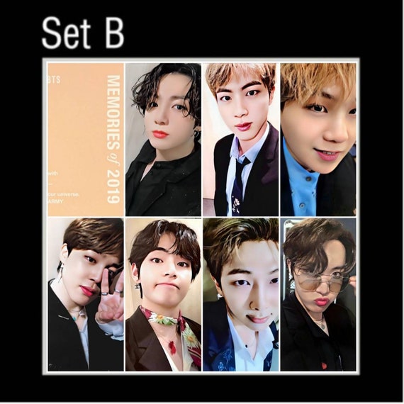 BTS Memories 2019 Bluray Photocards - Etsy Finland