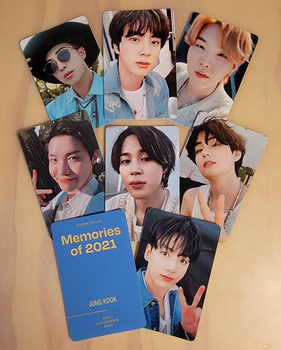 BTS Memories 2021 DVD Photocards - Etsy 日本