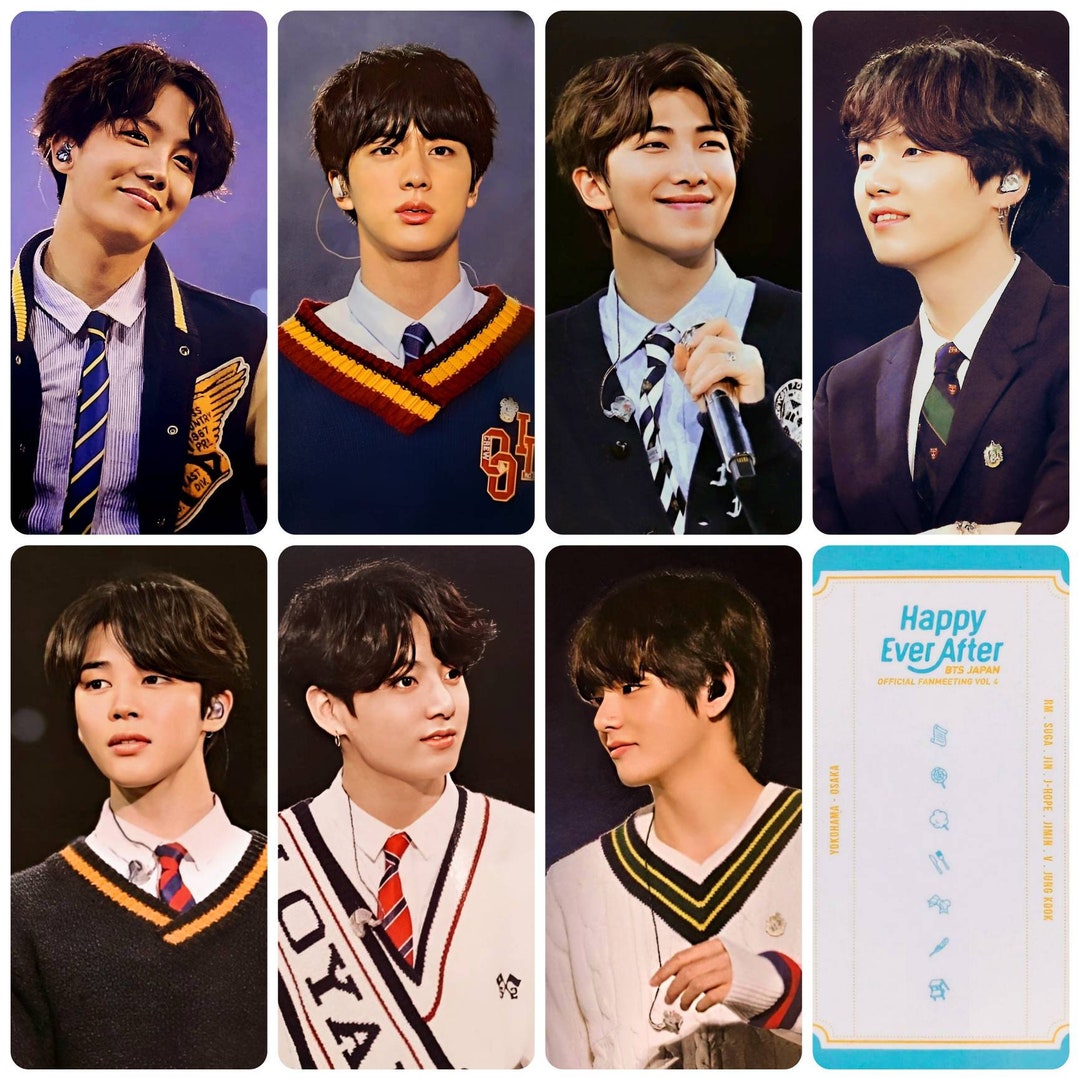 BTS Japan Fanmeeting Vol 4 Happy Ever After DVD Photo-cards - Etsy