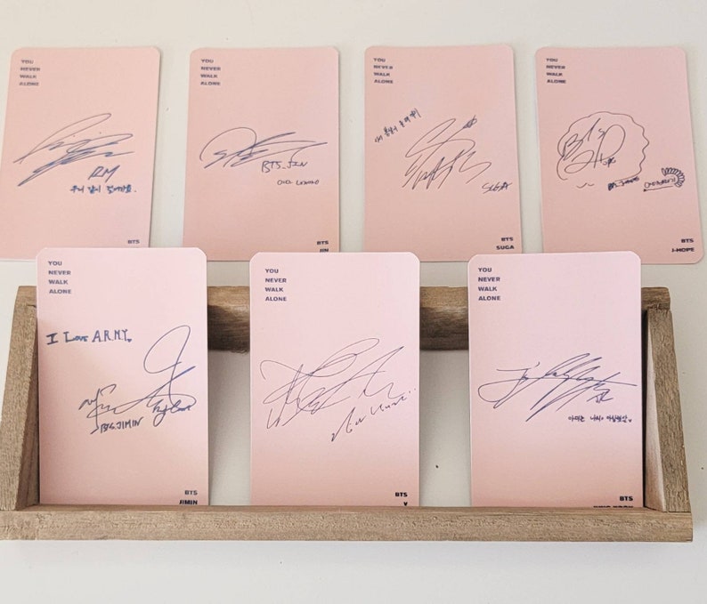 Bts You Never Walk Alone Photo Cards Etsy Hong Kong