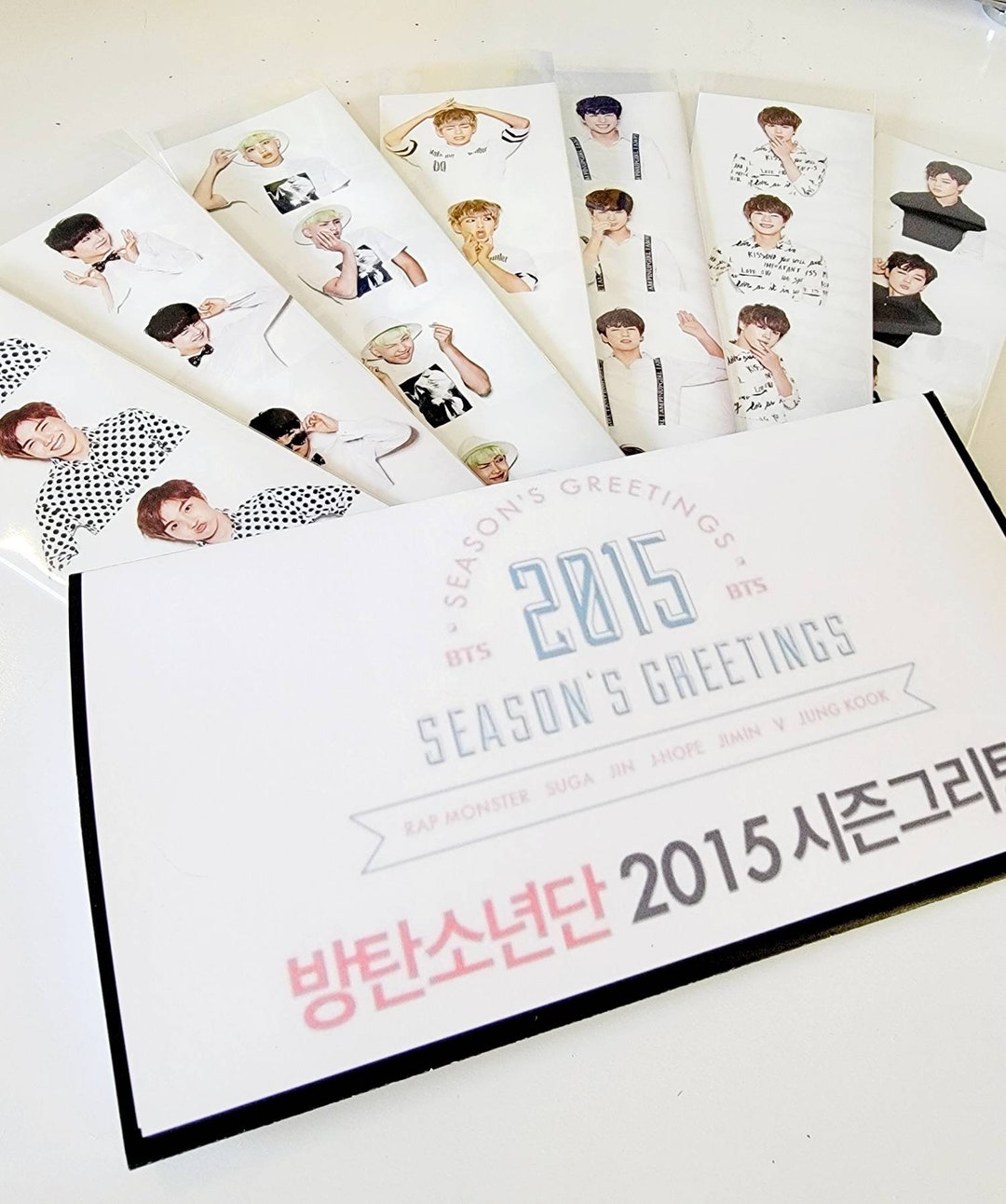 BTS Seasons Greetings 2015 Scheduler Photo Strips Etsy