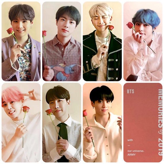 BTS Memories 2019 DVD Photocards