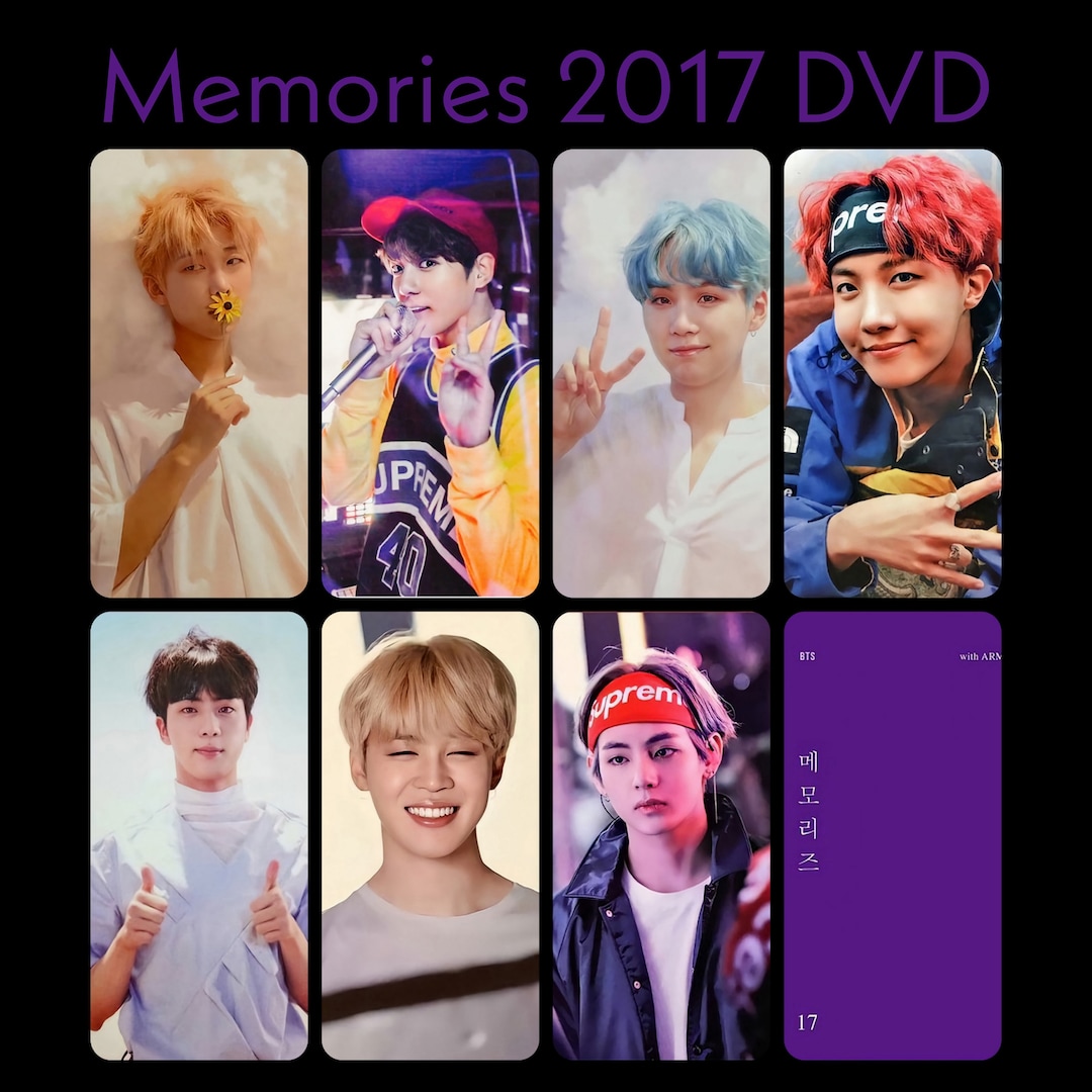 BTS Memories of 2017 DVD Photo Cards - Etsy 日本