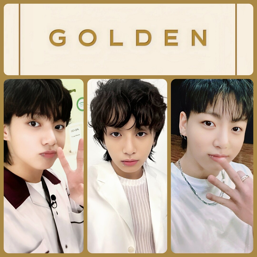 Jungkook Golden UMS Japan Photo Cards Etsy