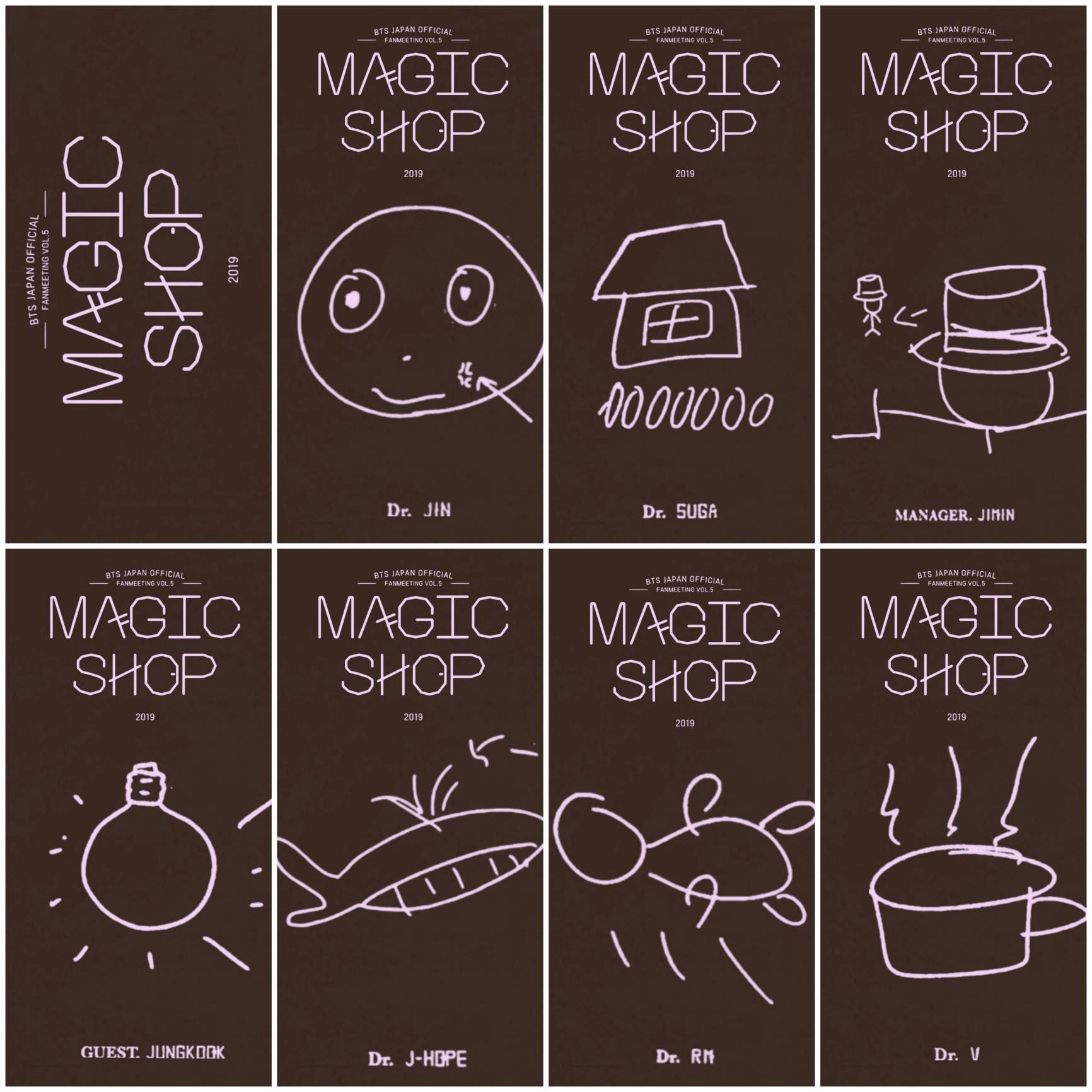 BTS Japan Fanmeeting Vol 5 Magic Shop Photo Cards - Etsy