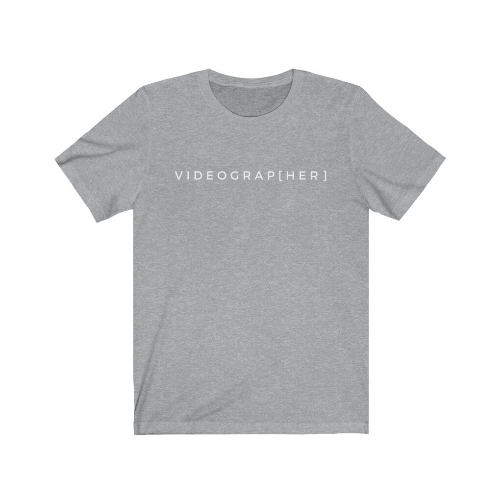 Videographer Tshirt Womens Videographer Shirt Gift for Etsy