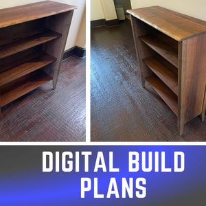 Solid Walnut BookShelf - Digital Build Plans