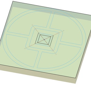 10 Circular Serving Tray CNC Digital Carving Files image 2