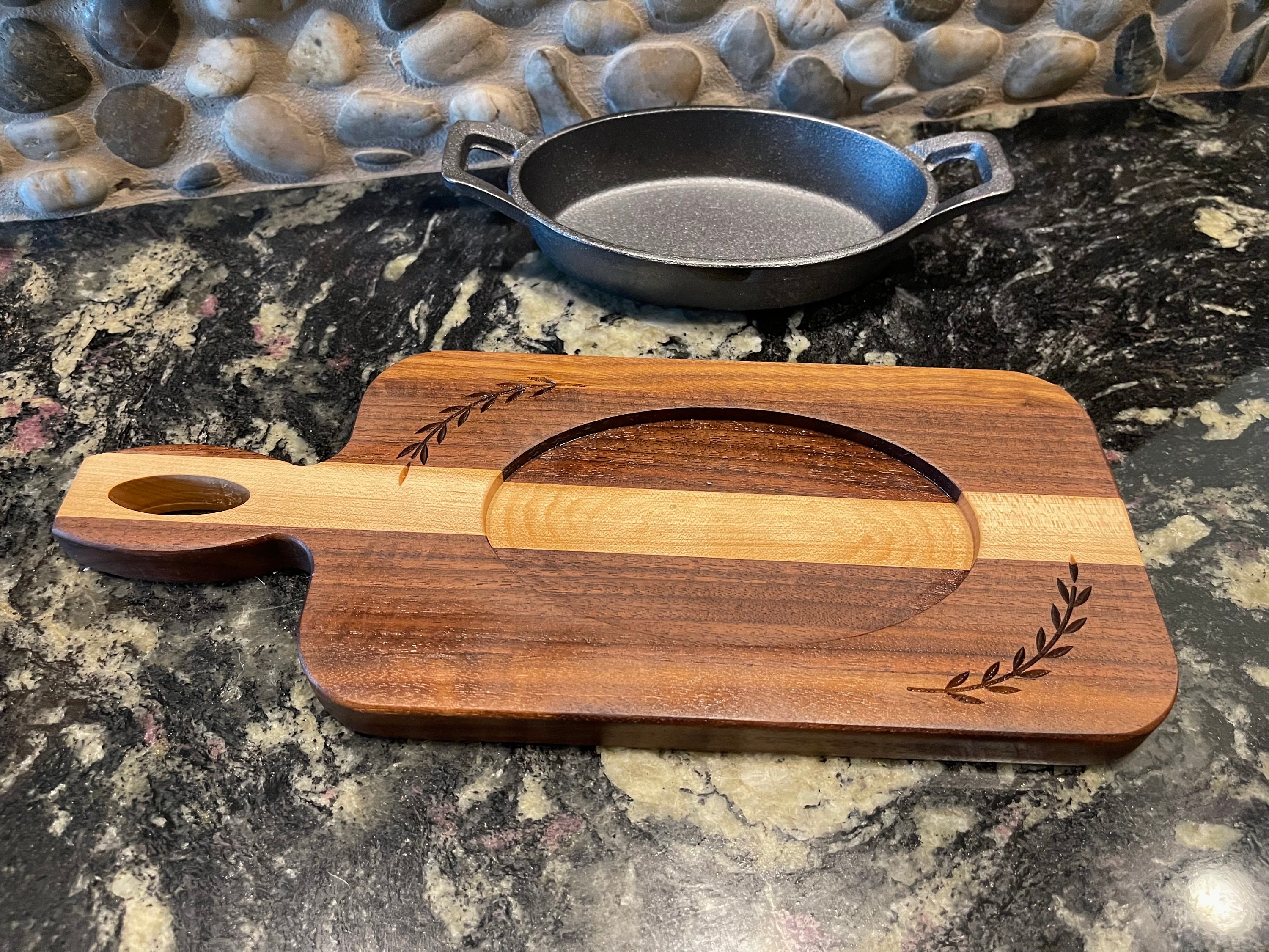 Cast Iron Serving Tray 5 x 12 CNC Digital Carving Files