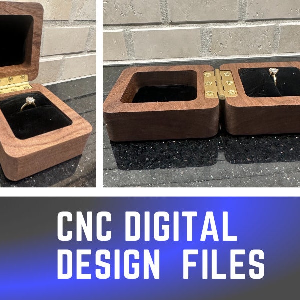 Engagement Ring Box - CNC Digital Carving Files