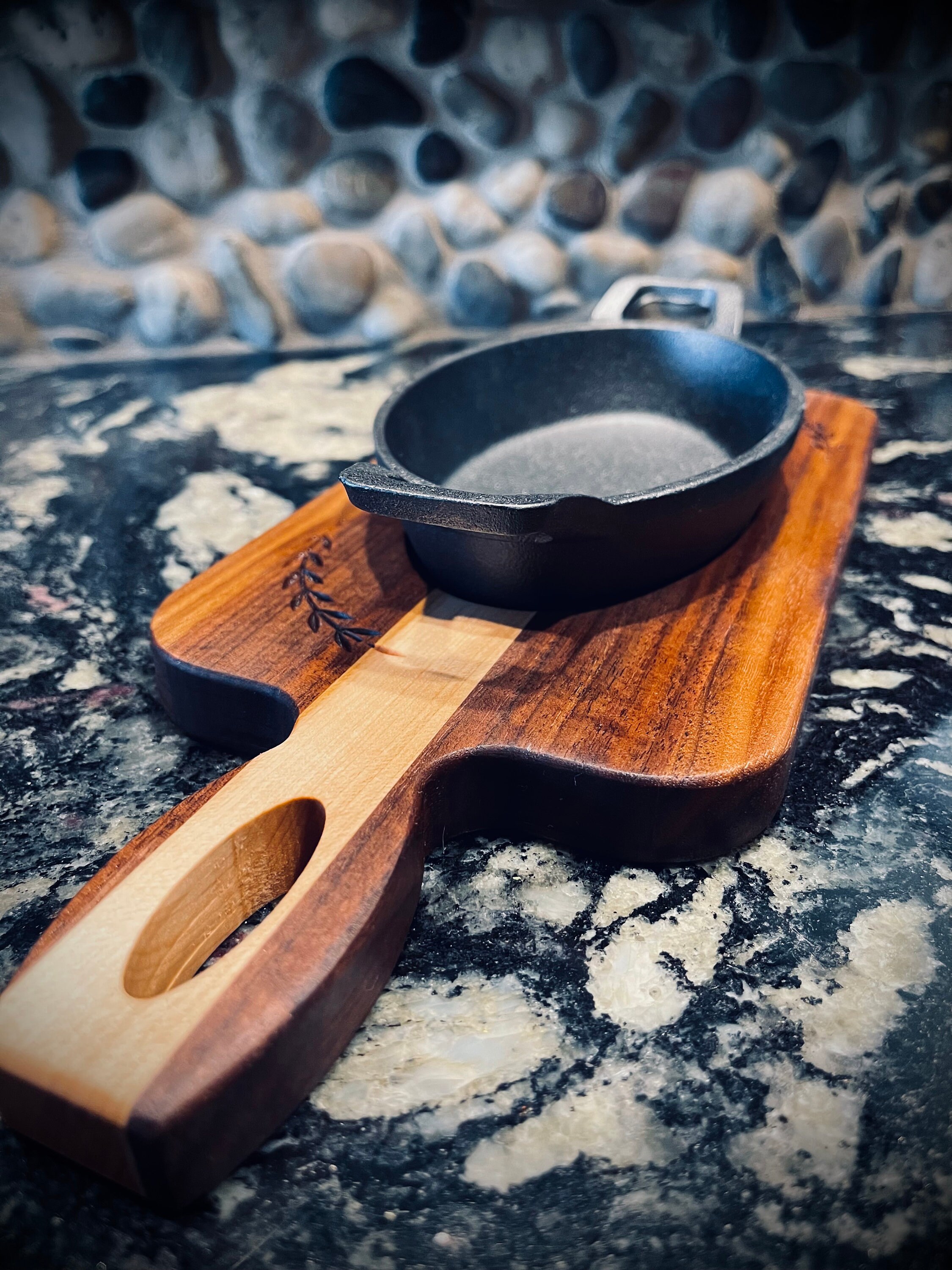 Cast Iron Serving Tray 5 x 12 CNC Digital Carving Files