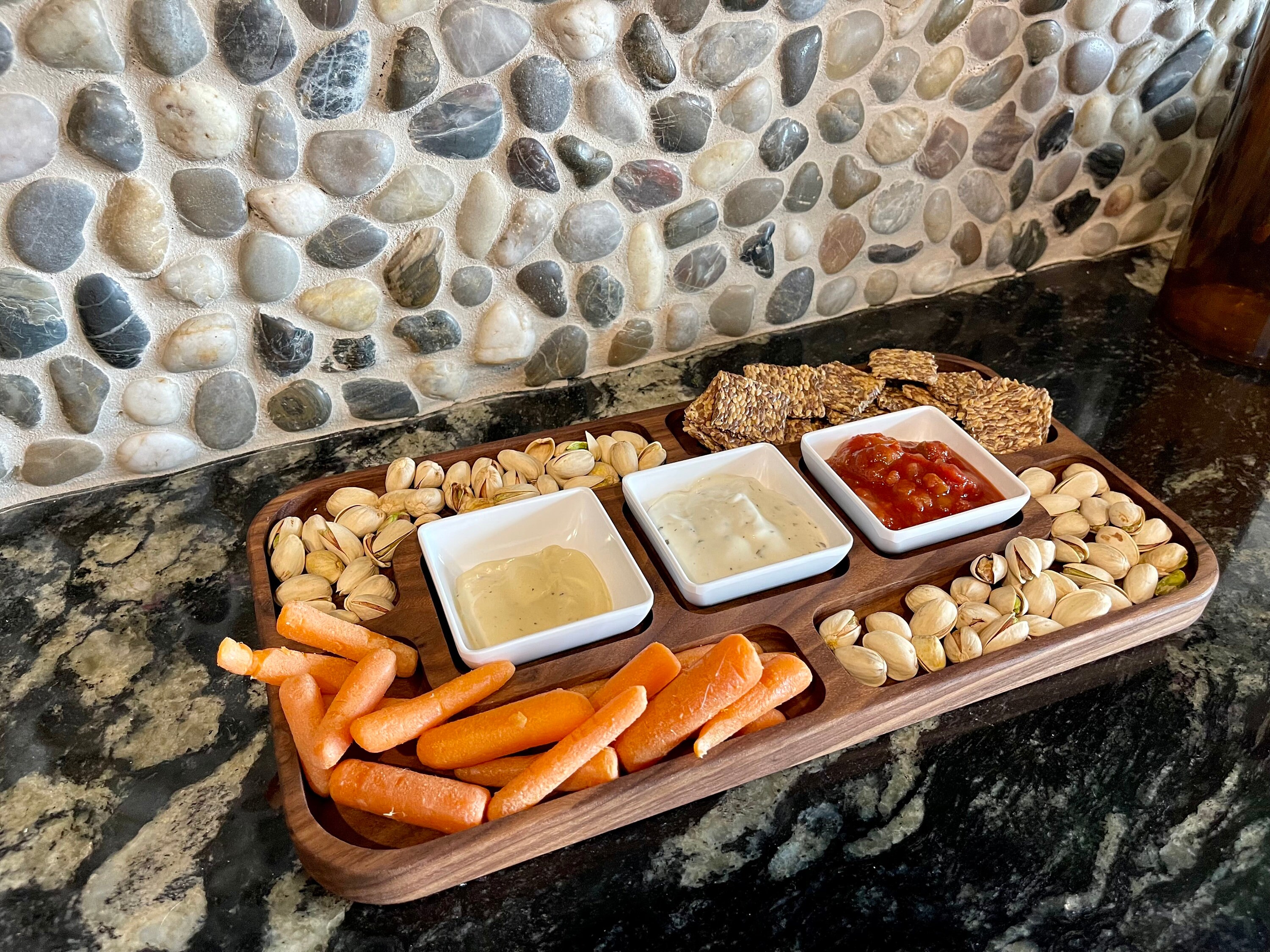 Smart Platter Large 15 X 8 Serving Platter CNC Digital Carving - Etsy