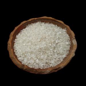 White Crystal Raw Stone Powder, White Crystal Rough Powder, Healing Crystal Crushed Powder Great for Woodworking, Raw Thick Powder