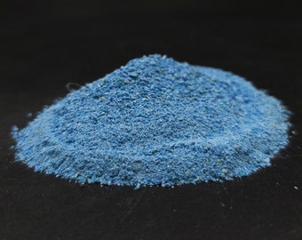 Blue Turquoise Raw Stone, Natural Turquoise Rough, Healing Crystal Crushed Powder Great for Woodworking And Art Raw Thick Powder