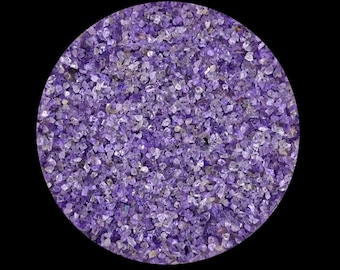 Amethyst Raw Stone Powder, Amethyst Rough Powder, Healing Crystal Crushed Powder Great for Woodworking, Raw Thick Powder