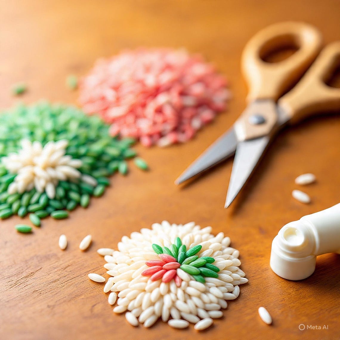 Natural Rice Art Supplies: 3-5mm DIY Craft Rice - Etsy