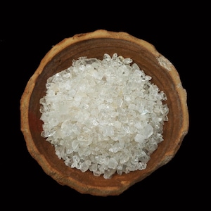 White Crystal Raw Stone Powder, White Crystal Rough Powder, Healing Crystal Crushed Powder Great for Woodworking, Raw Thick Powder